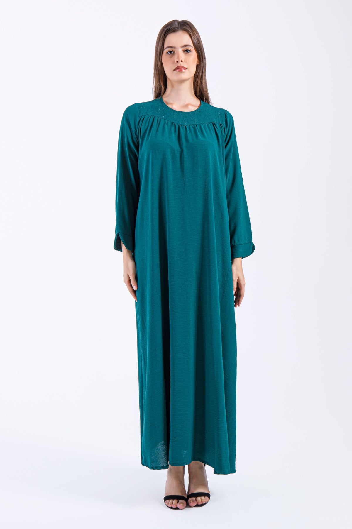 Siyana Teal Dress – Effortless Summer Grace