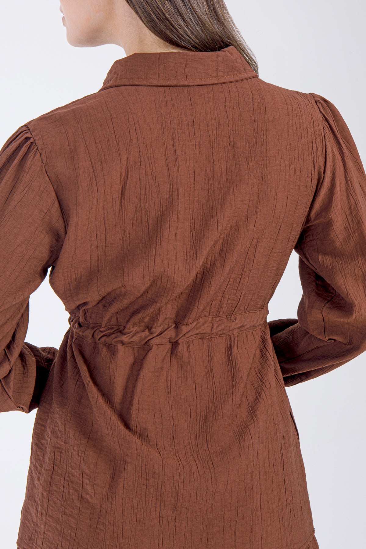 Noura Two-Piece Set – Chestnut Brown