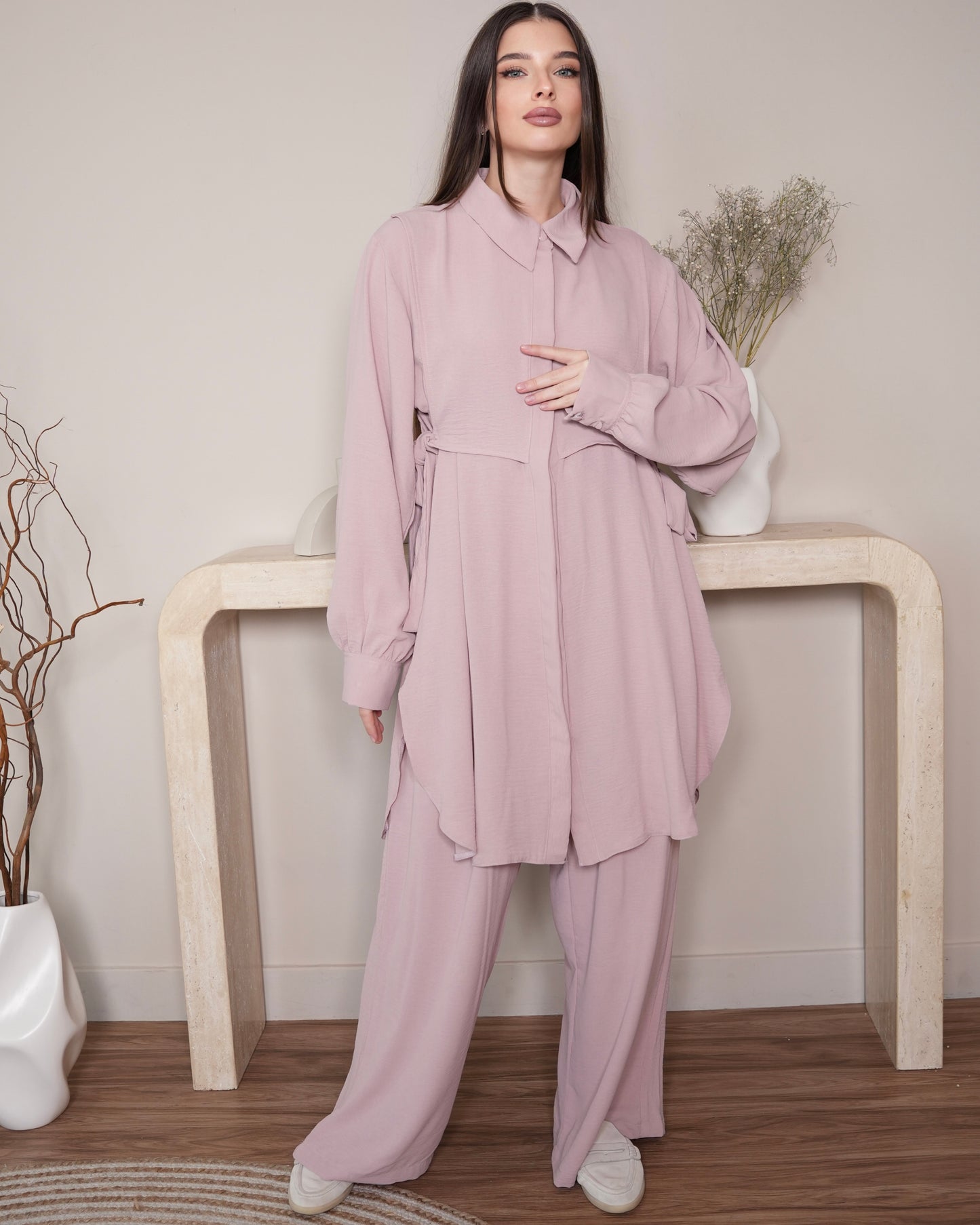 Dusty Rose Serenity- Modest Co-Ord Set