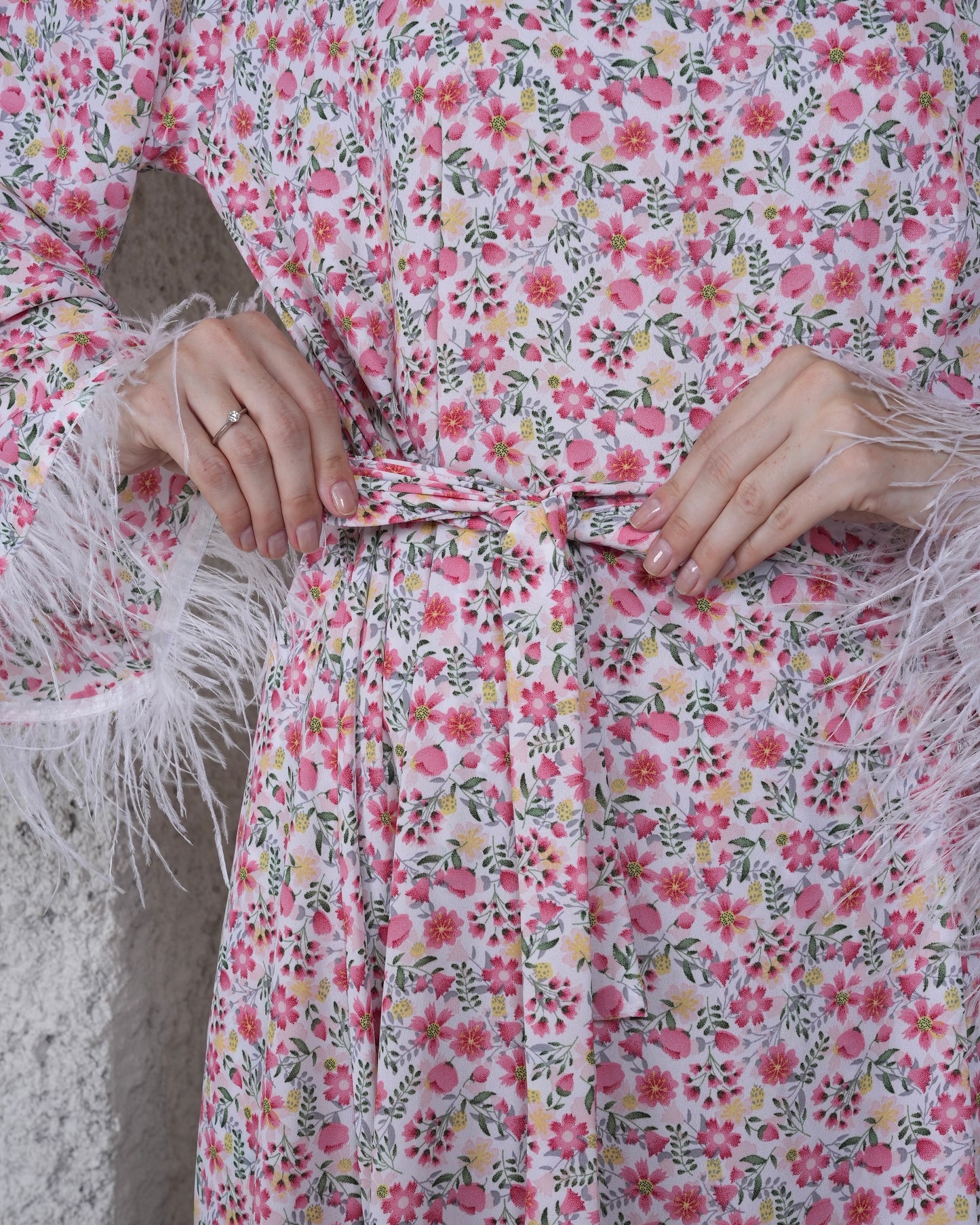 Blooms on White - Pink Floral Co-Ord Set