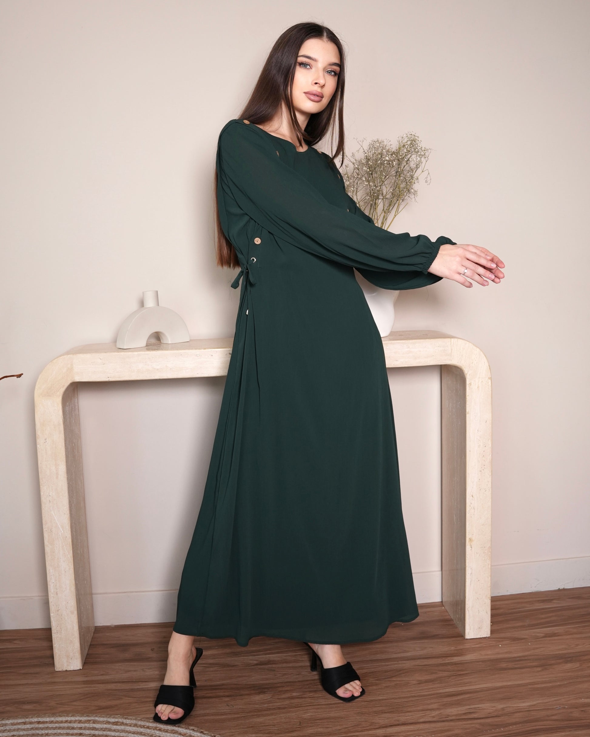 Elegant Emerald - Modest Maxi Dress Modesity Elegant Emerald - Modest Maxi Dress Modesity