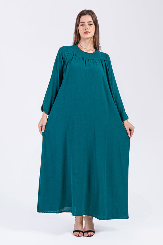 Siyana Teal Dress – Effortless Summer Grace